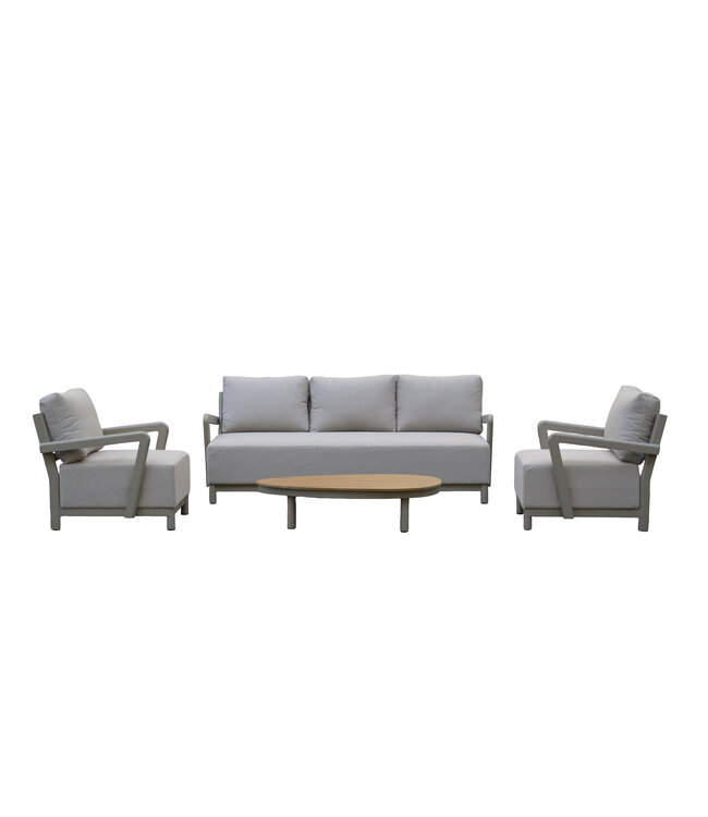 Tagia Stoel-Bank Loungeset 4-delig