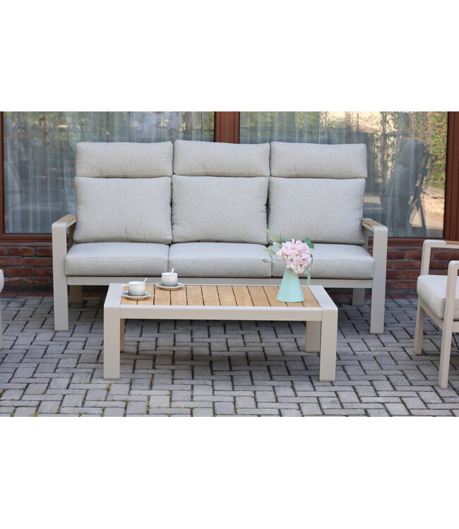 Manhattan Stoel-bank Loungeset 4-delig