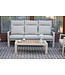 Manhattan Stoel-bank Loungeset 4-delig