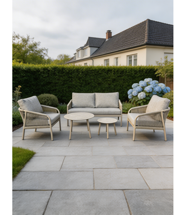 Nice Stoel-bank Loungeset 5-delig