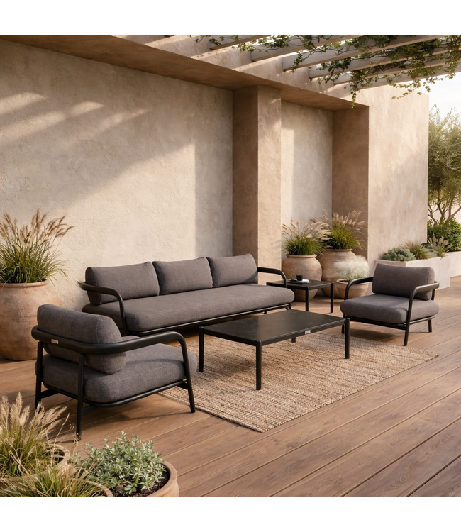 Bomero Stoel-bank Loungeset 5-delig