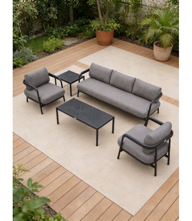Bomero Stoel-bank Loungeset 5-delig