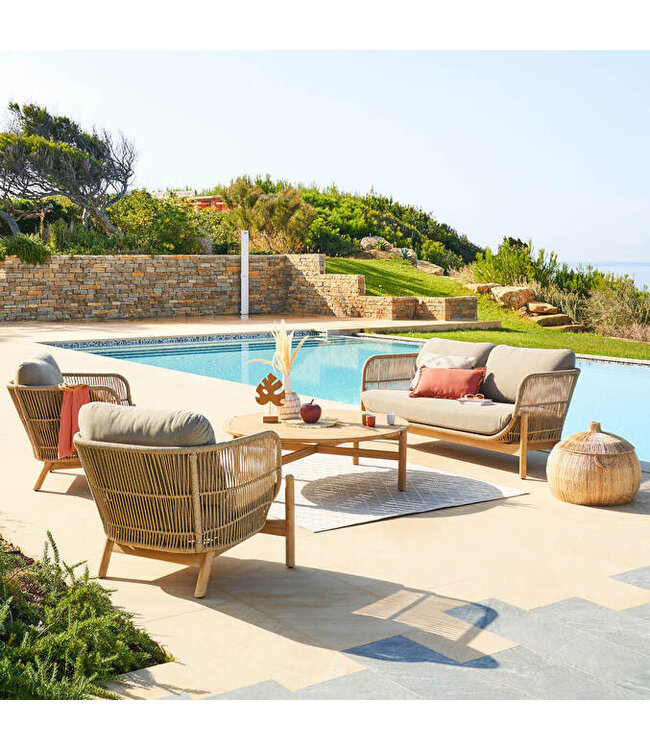 Genua Stoel-Bank Loungeset - 4 zitplaatsen