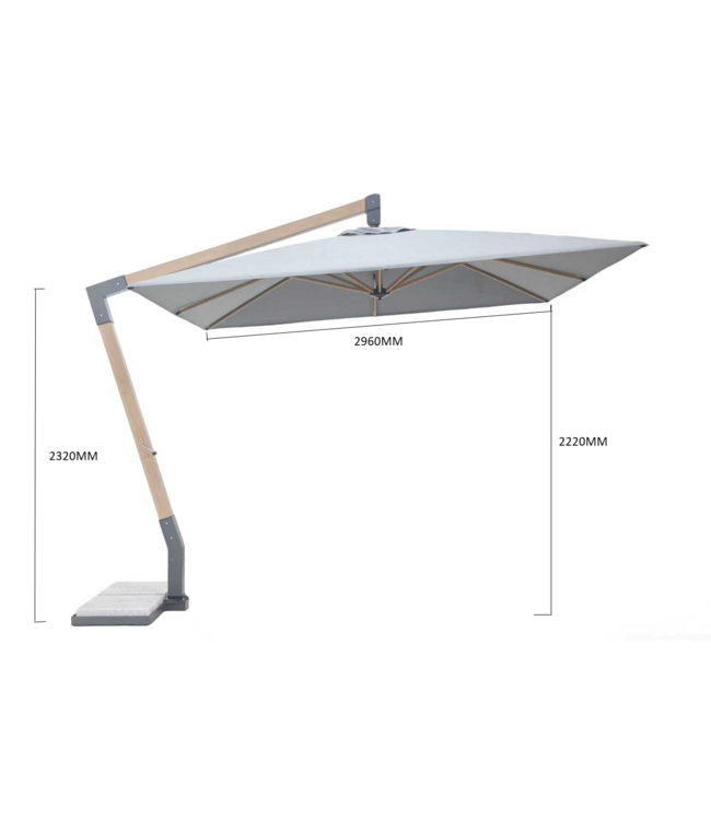 Minore Hangparasol de luxe XXL
