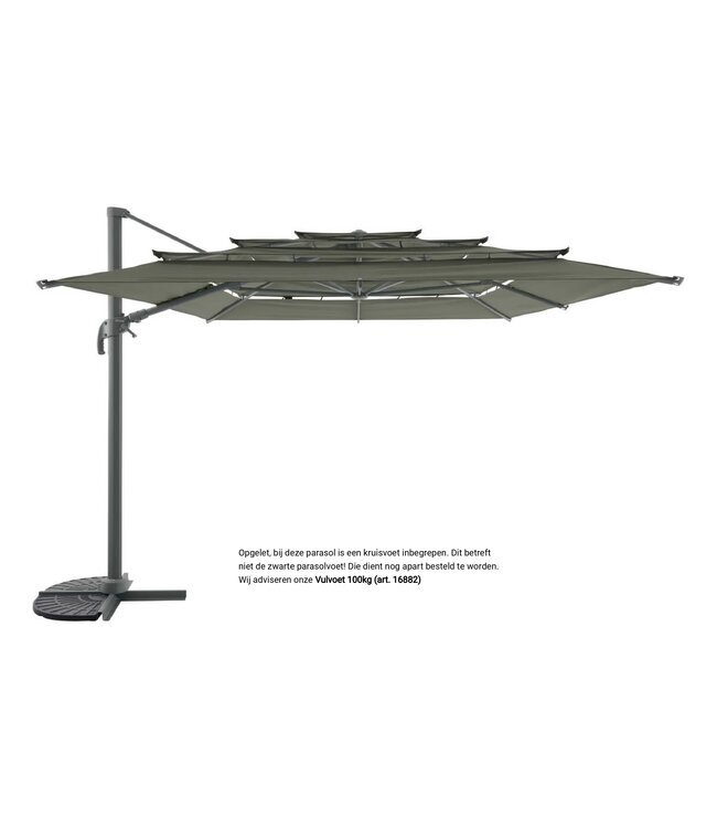 Jamaica Open Air hangparasol de luxe XL