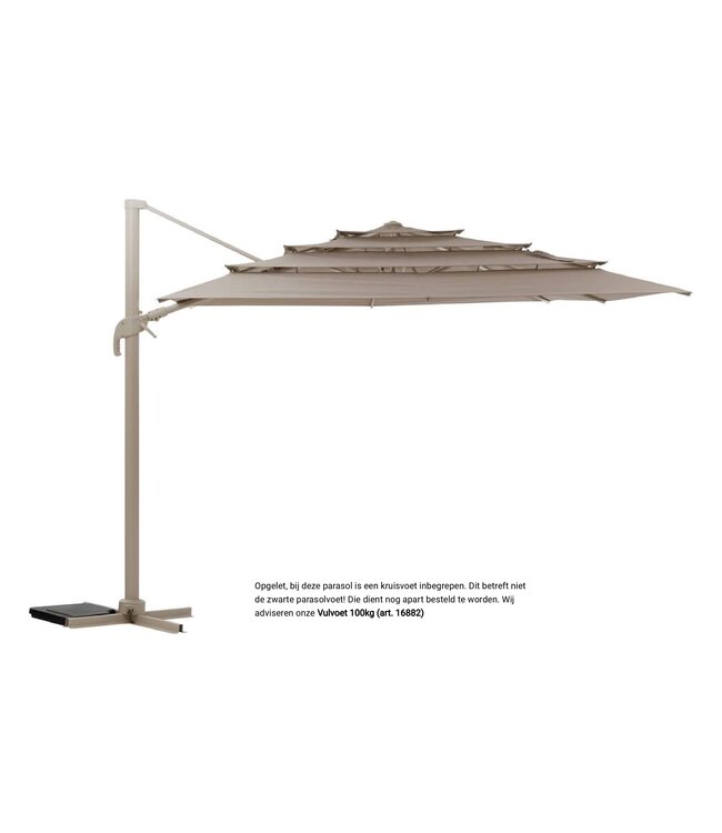 Jamaica Open Air hangparasol de luxe XL