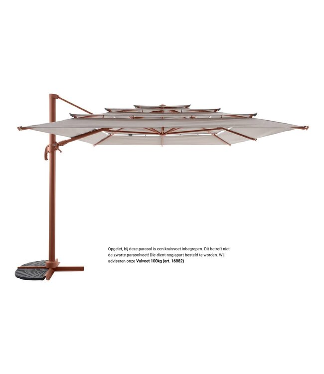 Jamaica Open Air hangparasol de luxe XL