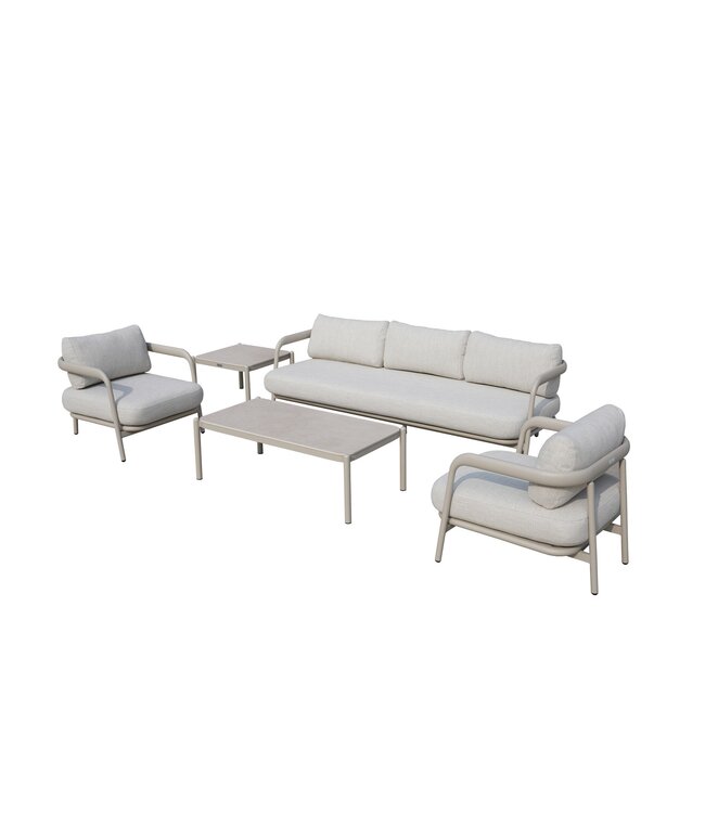 Bomero Stoel-bank Loungeset 5-delig