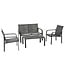 Crafts Stoel-Bank Loungeset 4-delig