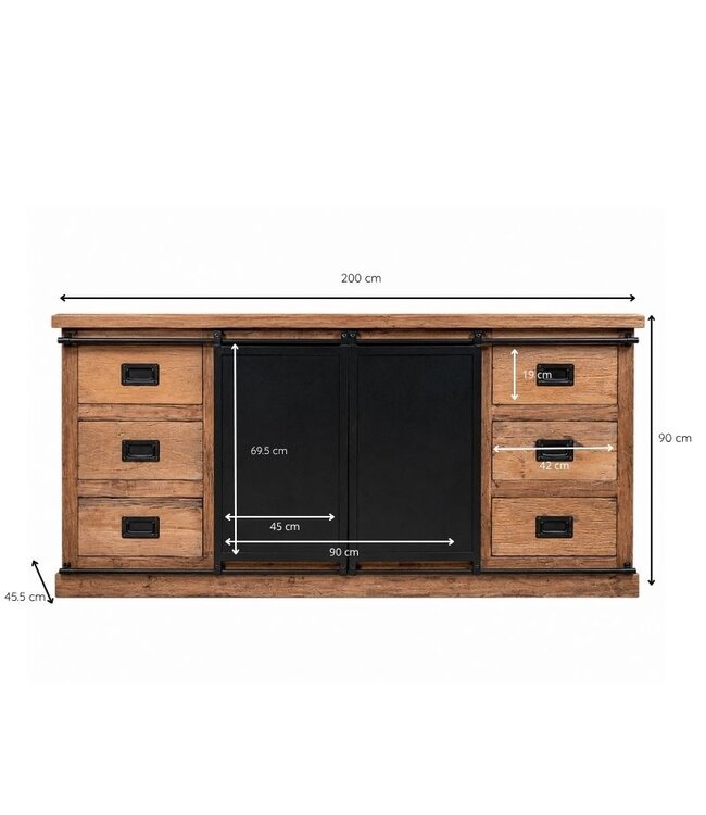 Roots Dressoir Groot
