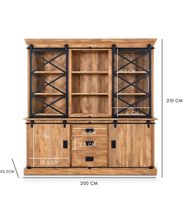 Richwood Vitrinekast