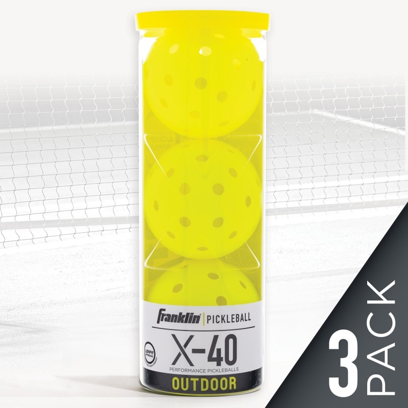 Franklin, nu verkrijgbaar bij Padelshop Vibora!! PICKLEBALL 3 ballen Geel