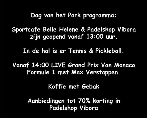 Dag van het Park 28 mei