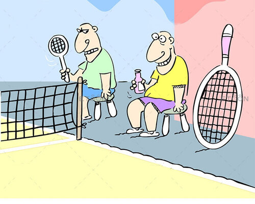 Bedrijfscompetitie Tennishal Winschoten