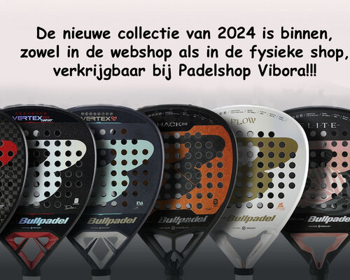De nieuwe collectie 2024 van Bullpadel is binnen!!!!