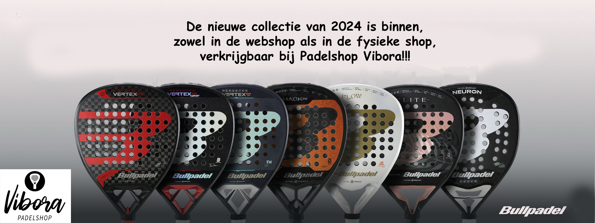 De nieuwe collectie 2024 van Bullpadel is binnen!!!!