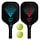 Pickleball 2 pickleball paddles van aluminium
