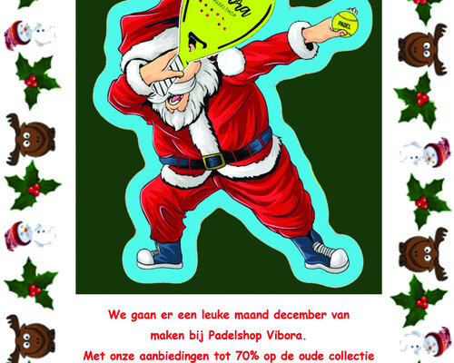 Knallend het jaar uit in december met Padelshop Vibora