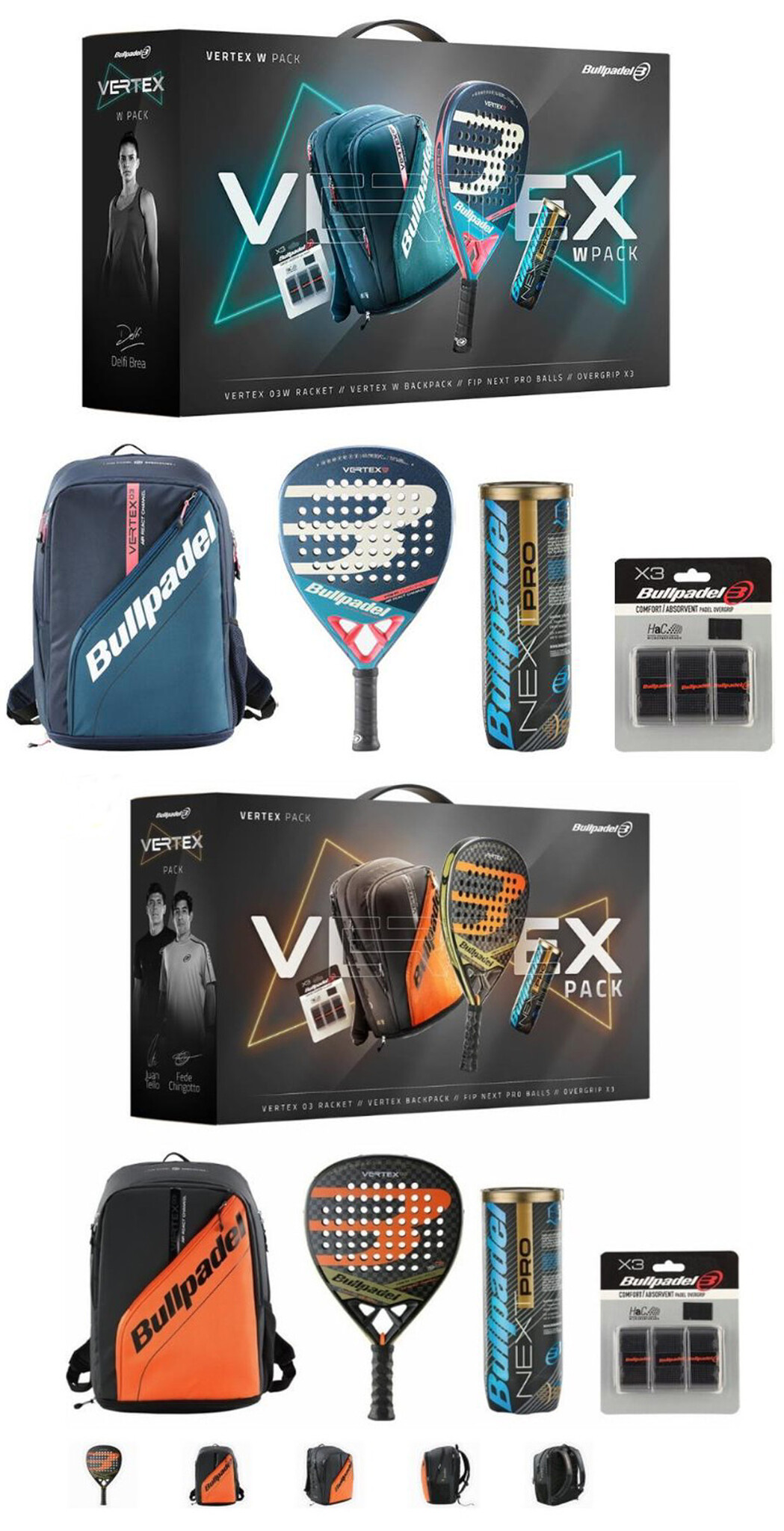 De nieuwe Bullpadel Giftpacks zijn binnen. Het mooiste kado voor kerst, nu bij Padelshop Vibora