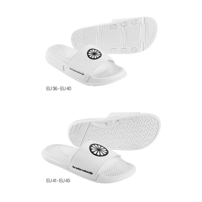 The Indian Maharadja Slippers Wit