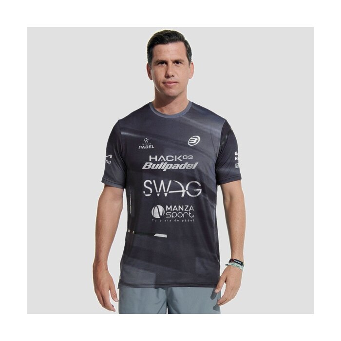 Bullpadel T-SHIRT BULLPADEL Adula Paquito Navarro Negro