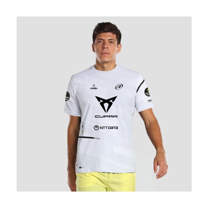 Bullpadel Juan Tello T-SHIRT BULLPADEL Adula Juan Tello Blanco