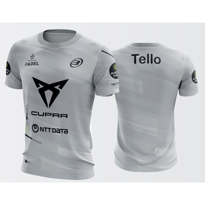 Bullpadel Juan Tello T-SHIRT BULLPADEL Adula Juan Tello Blanco