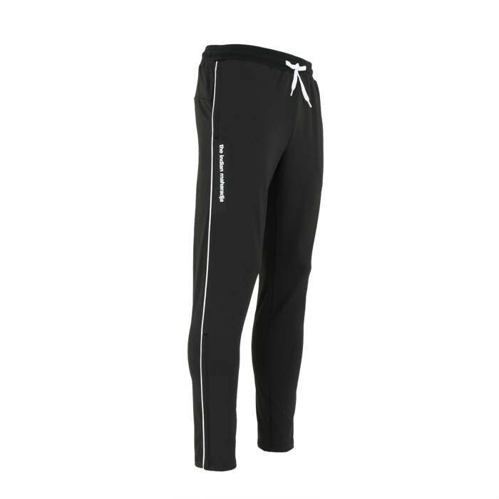 The Indian Maharadja Baroda Men Chevron Pant Black