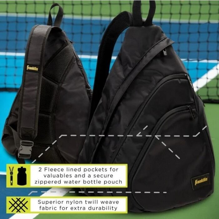 Franklin, nu verkrijgbaar bij Padelshop Vibora!! Pickleball tas slingbag Zwart