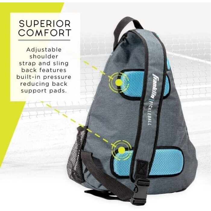 Franklin, nu verkrijgbaar bij Padelshop Vibora!! Pickleball tas slingbag Blauw