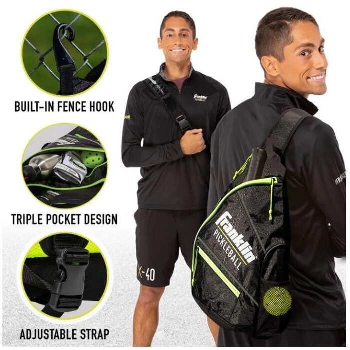 Franklin, nu verkrijgbaar bij Padelshop Vibora!! Pickleball tas slingbag Optic