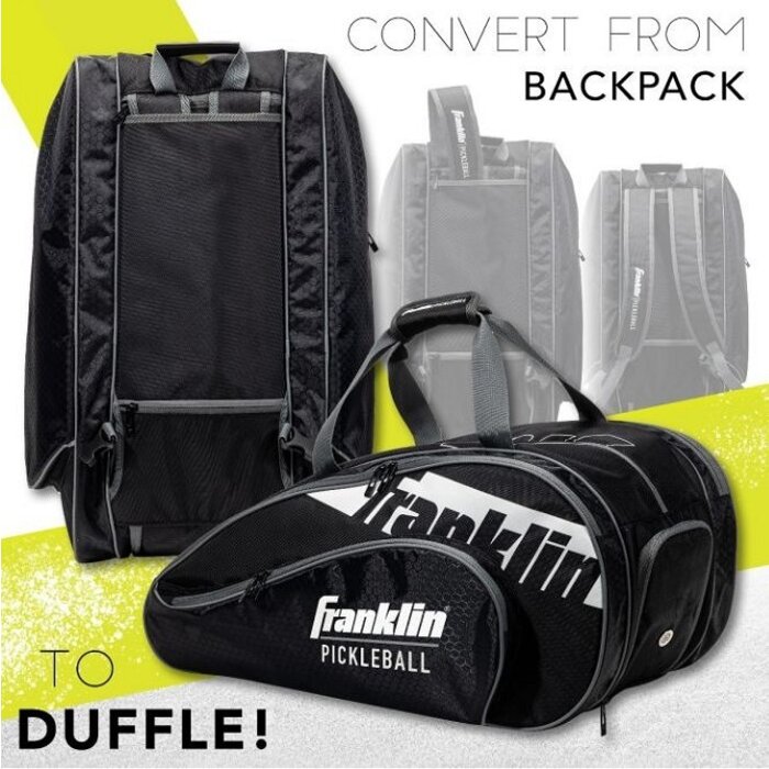 Franklin, nu verkrijgbaar bij Padelshop Vibora!! Franklin Pickleball tas pro series bag Zwart