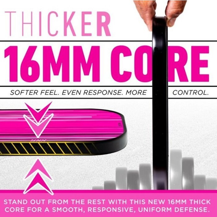 Franklin, nu verkrijgbaar bij Padelshop Vibora!! Signature  Pickleball Paddle 16mm