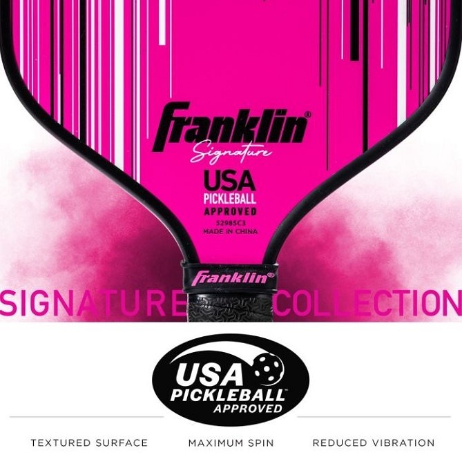 Franklin, nu verkrijgbaar bij Padelshop Vibora!! Signature  Pickleball Paddle 16mm