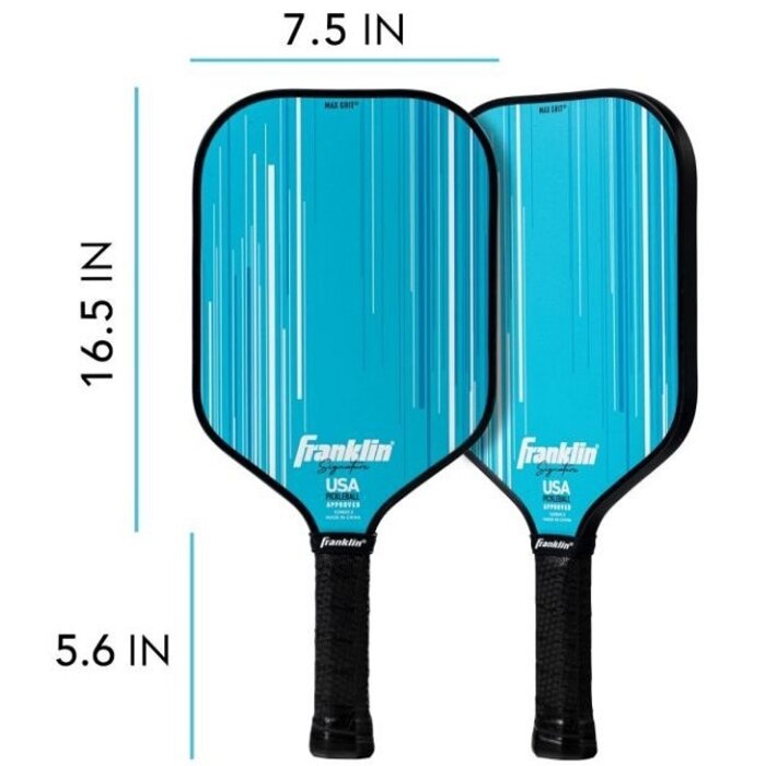 Franklin, nu verkrijgbaar bij Padelshop Vibora!! Pickleball Paddle Sign 16mm Blue