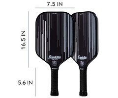 Franklin, nu verkrijgbaar bij Padelshop Vibora!! Pickleball Paddle Sign 16mm Black