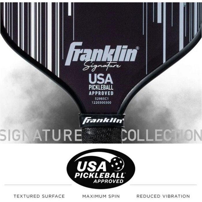 Franklin, nu verkrijgbaar bij Padelshop Vibora!! Pickleball Paddle Sign 16mm Black