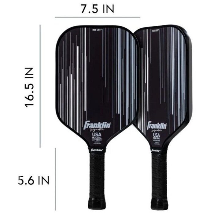 Franklin, nu verkrijgbaar bij Padelshop Vibora!! Pickleball Paddle Sign 13mm Black