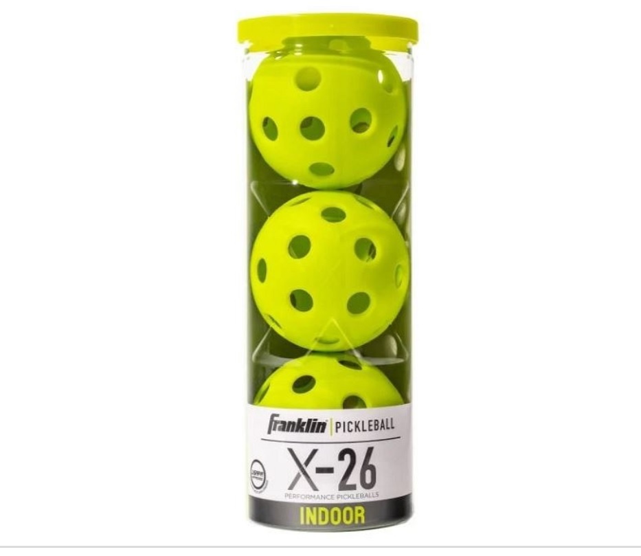 Franklin, nu verkrijgbaar bij Padelshop Vibora!! Pickleball Bal Lime Green outdoor per 3 stuks