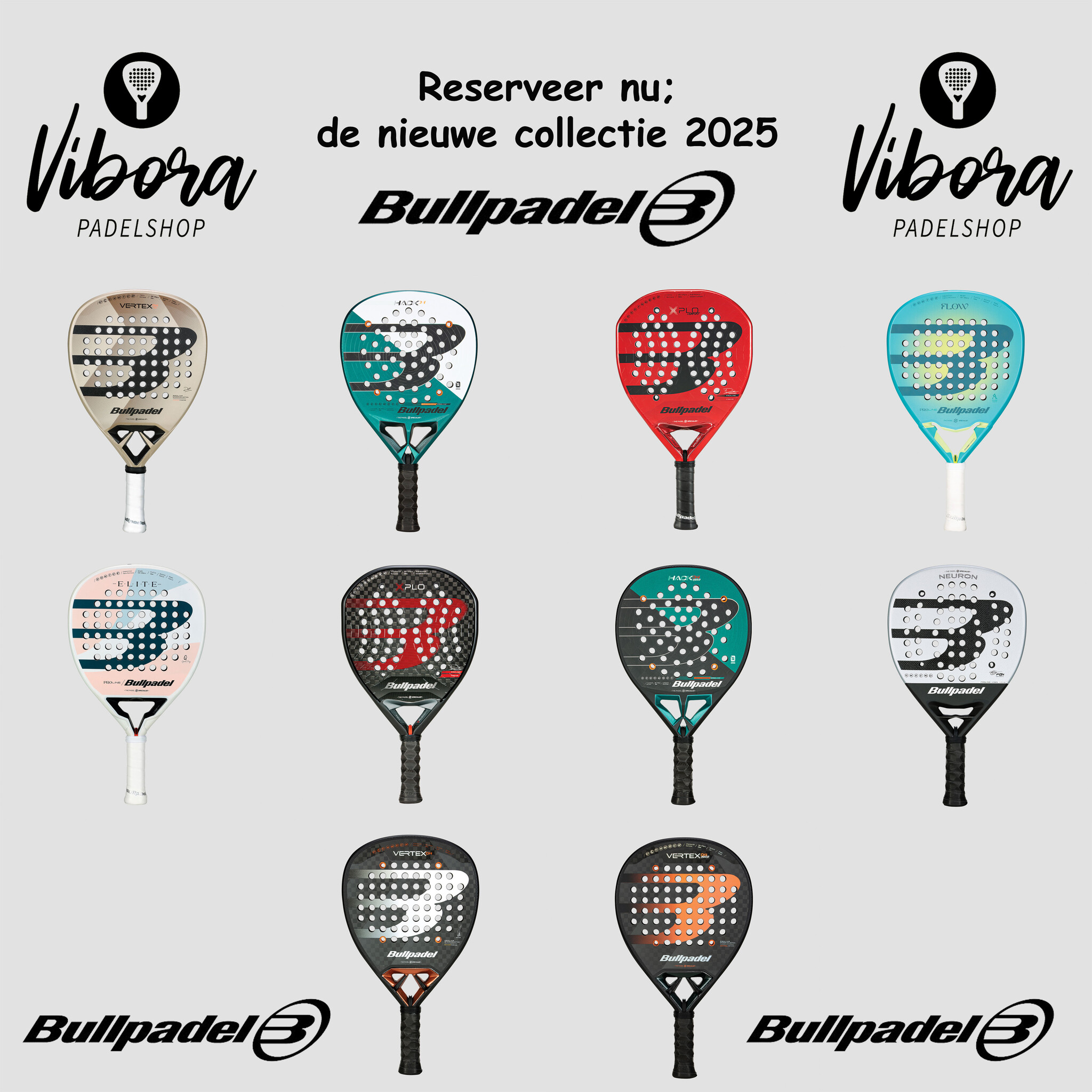 Reserveer nu de nieuwe collectie 2025 van Bullpadel en krijg 10% korting met de code in de blog!!!