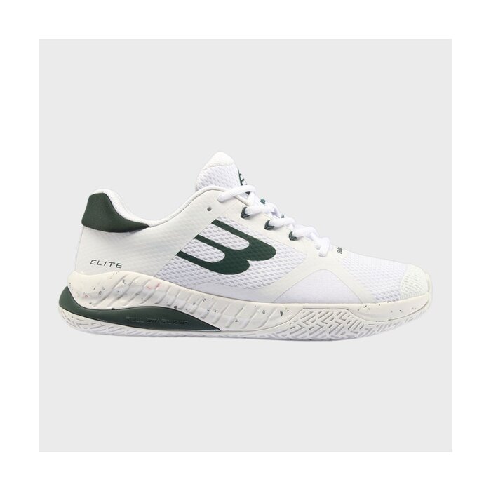 Bullpadel Shoe Bullpadel Elie 24I White/Green Dames Padelschoen