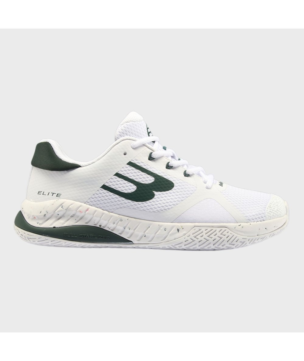 Bullpadel Shoe Bullpadel Elie 24I White/Green Dames Padelschoen