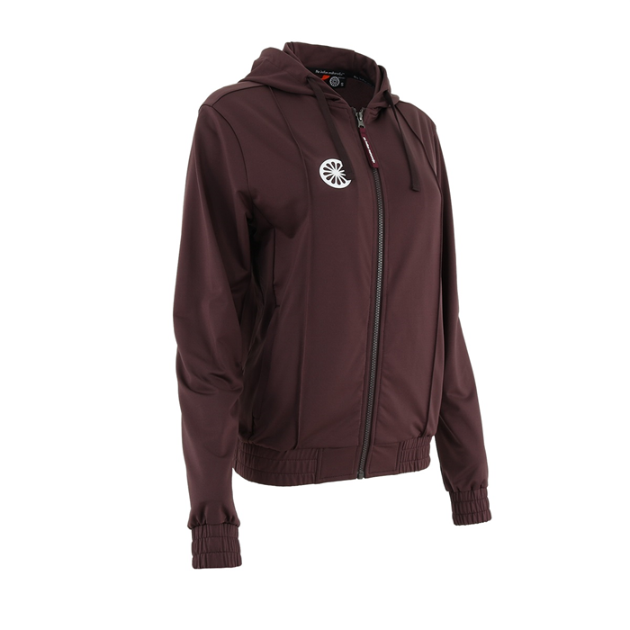 Indian Maharadja Goa Women Hooded Jacket Fudge