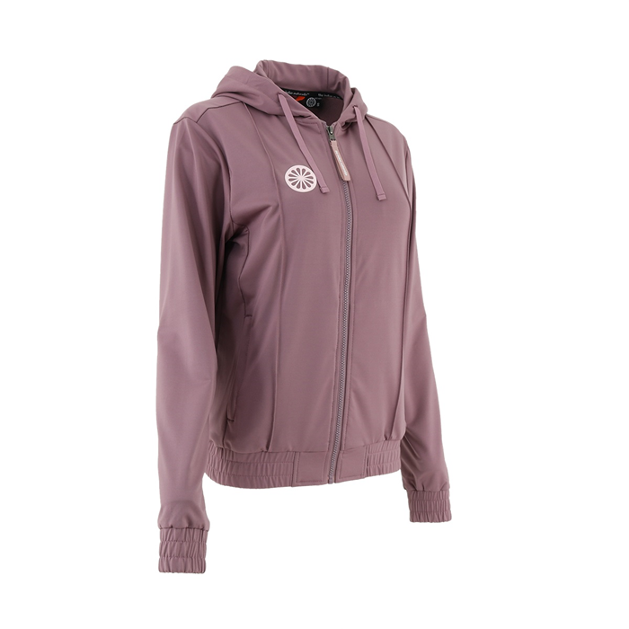 Indian Maharadja Goa Women Hooded Jacket Mauve
