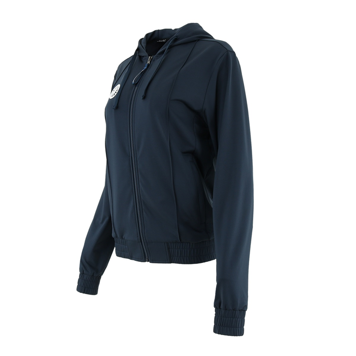 Indian Maharadja Goa Women Hooded Jacket  Navy
