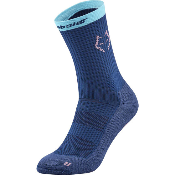 Babolat Mid-Calf Socks Lebron Sokken Estate Blue/Cyan Blue