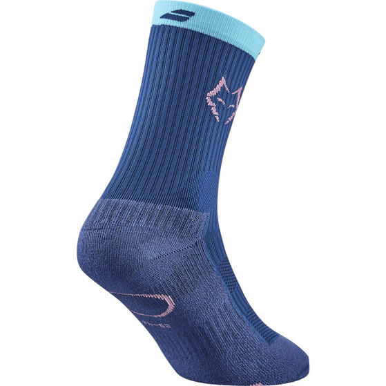 Babolat Mid-Calf Socks Lebron Sokken Estate Blue/Cyan Blue