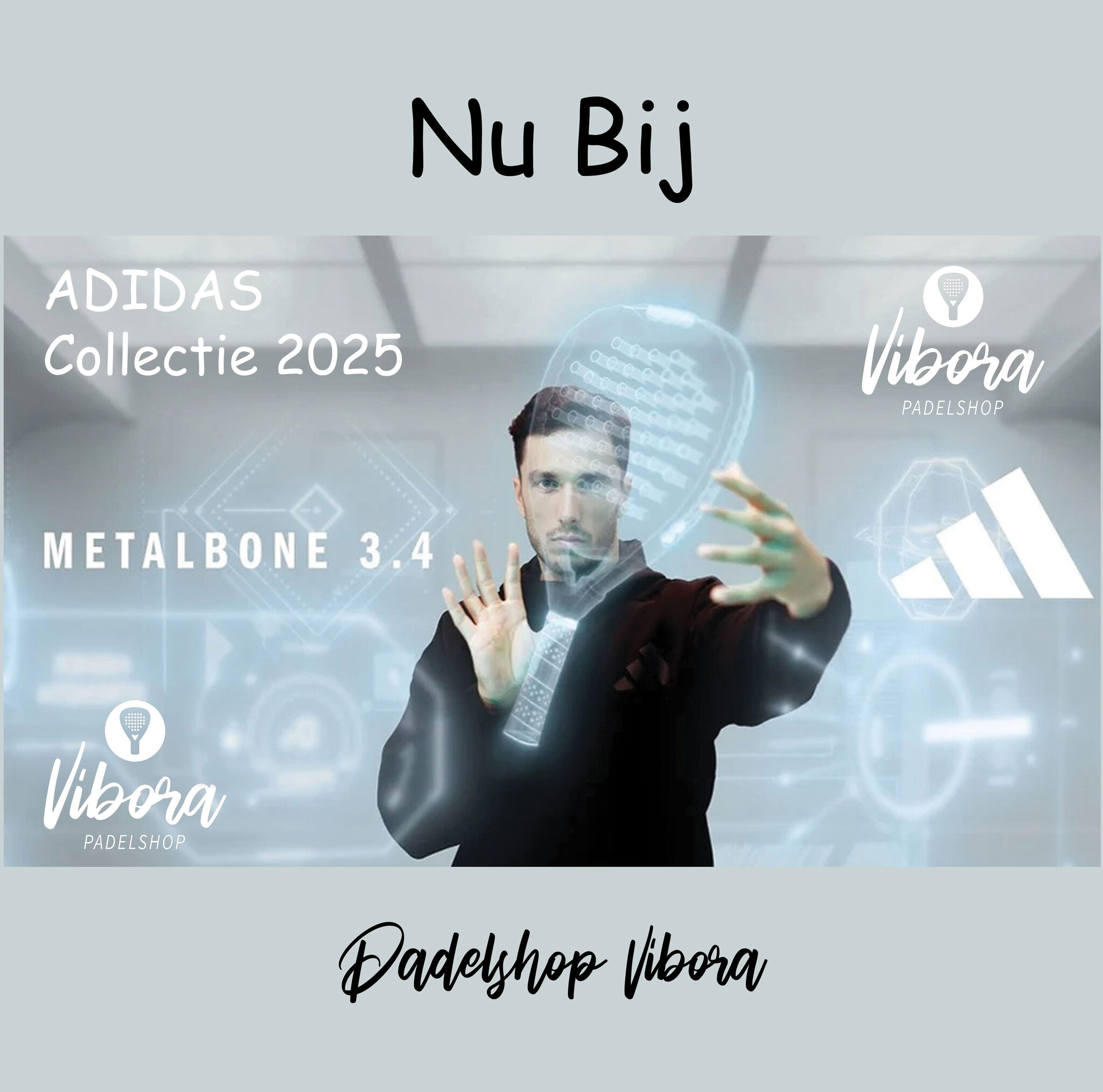 De nieuwe collectie van Adidas 2025 is binnen bij Padelshop Vibora!!!