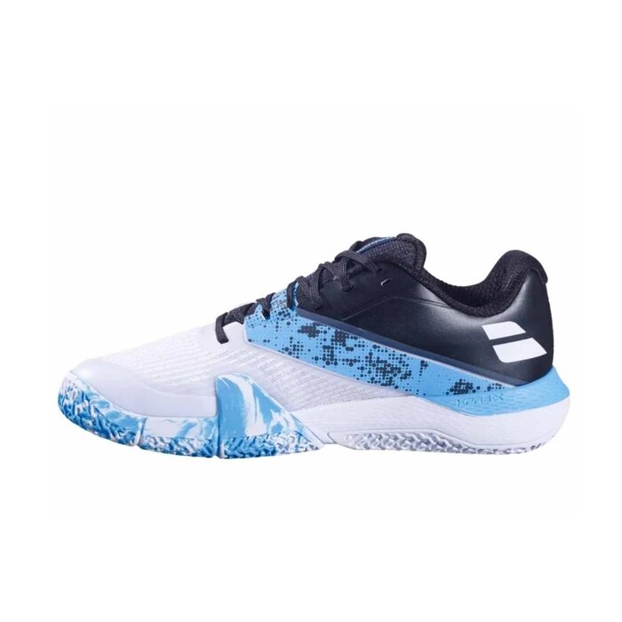 Babolat Movea 2 Men White/Cyan Blue Padel Schoen