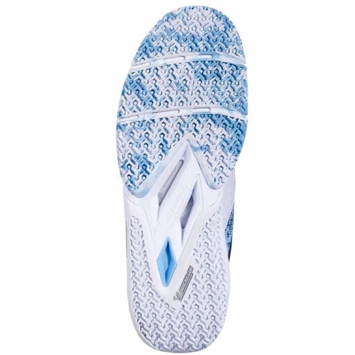 Babolat Movea 2 Men White/Cyan Blue Padel Schoen